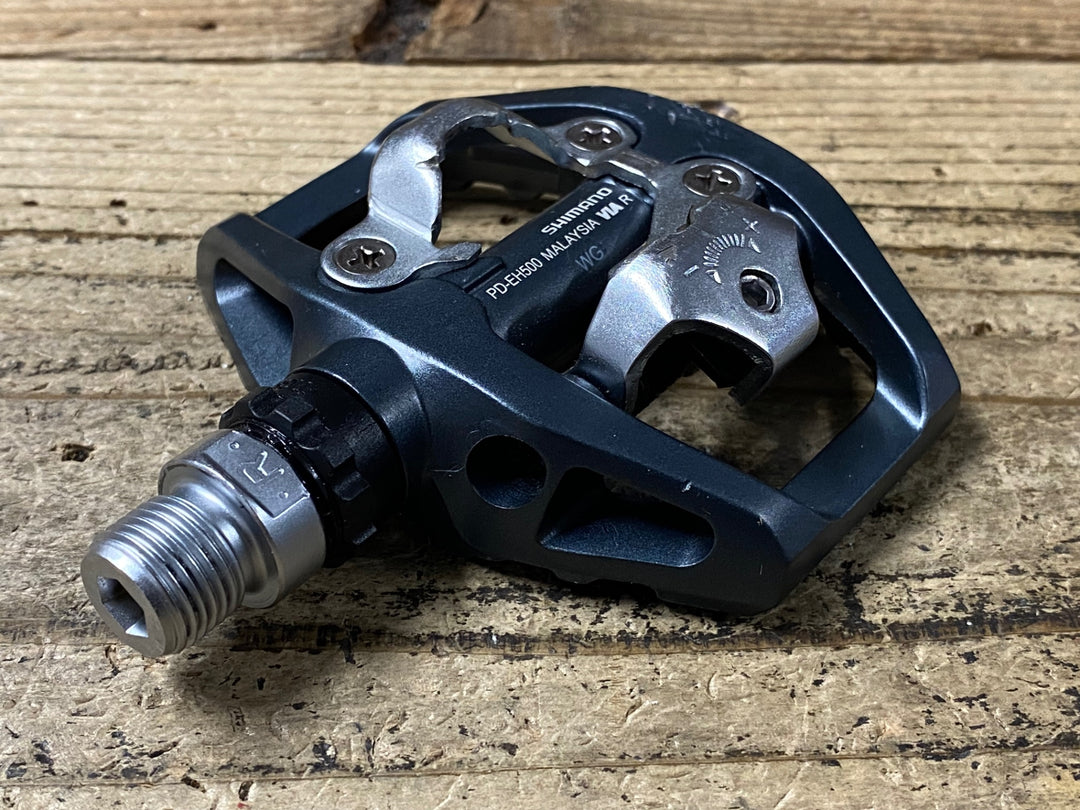 JZ357 シマノ SHIMANO PD-EH500 ビンディングペダル 片面フラット SPD