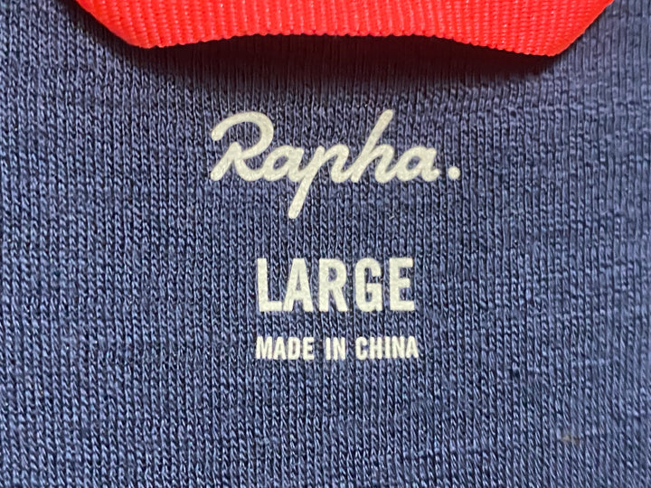 KE035 ラファ Rapha BREVET LONG SLEEVE JERSEY 長袖 サイクルジャージ L