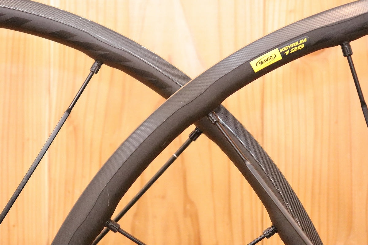 マヴィック MAVIC キシリウム KSYRIUM 125 アルミ クリンチャー ホイールセット シマノ 11S/12S エグザリット 【芦 –  BICI AMORE ONLINE STORE