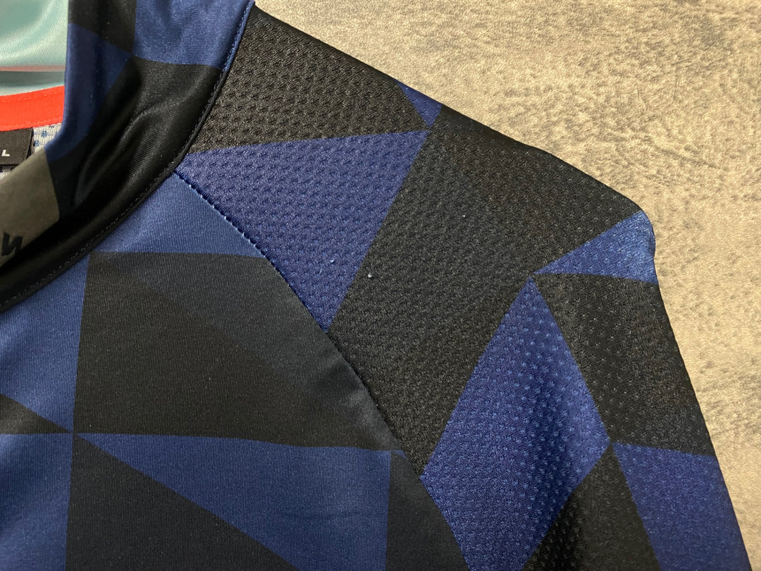 KC961 スペシャライズド SPECIALIZED M SL PRO JERSEY SS 半袖 サイクルジャージ 黒紺 チェック L