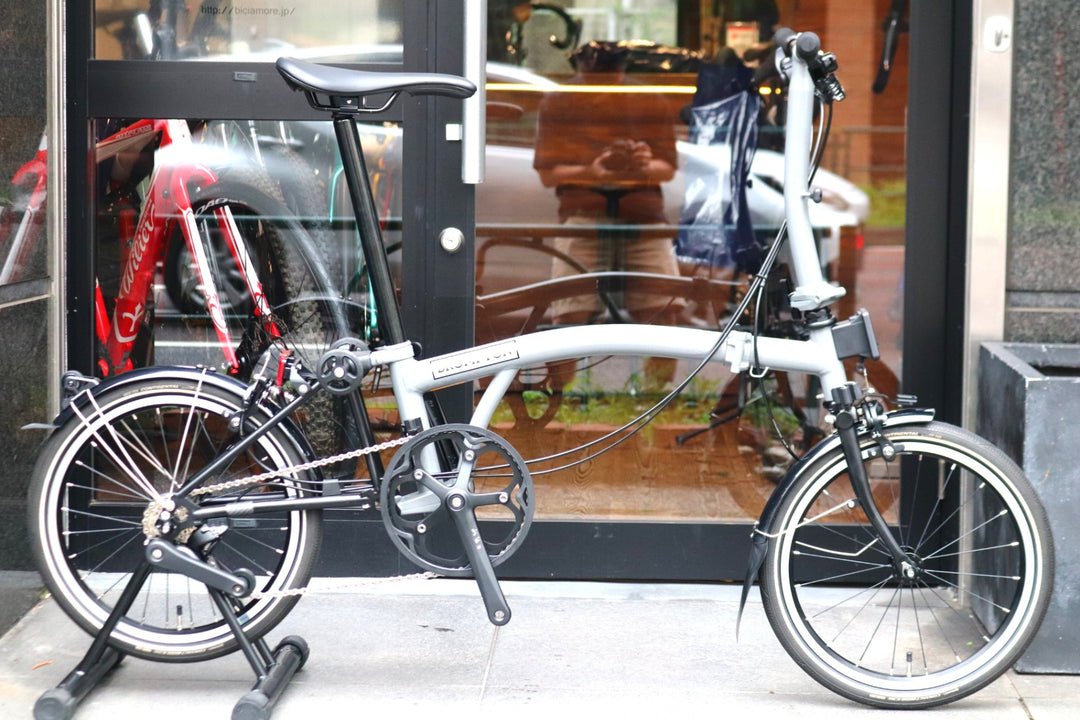 ブロンプトン BROMPTON P LINE URBAN LOW S4L ストームグレー 2022モデル 16インチ 折り畳み ミニベロ フォールディングバイク 【東京南麻布店】