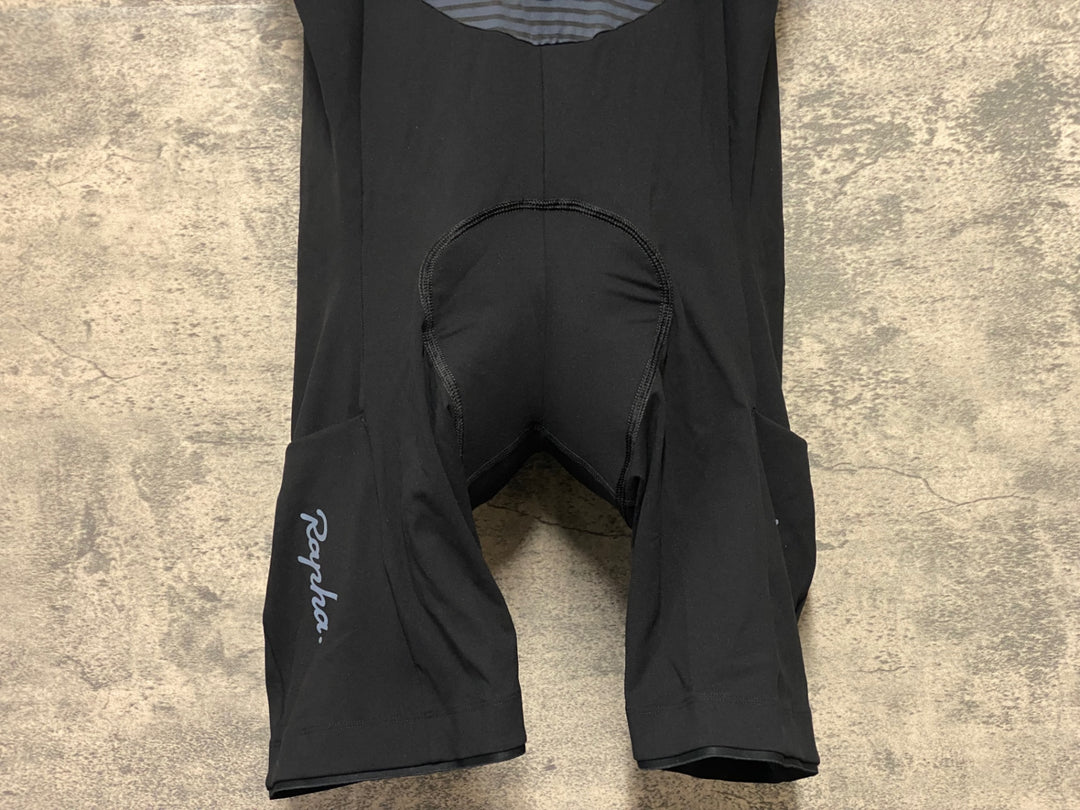 KM110 ラファ Rapha BREVET CARGO BIB SHORTS ビブショーツ黒 XL ※穴あり