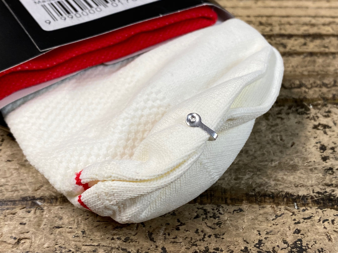 JQ205 アソス assos summerSocks skinweb サイクルソックス 白 2