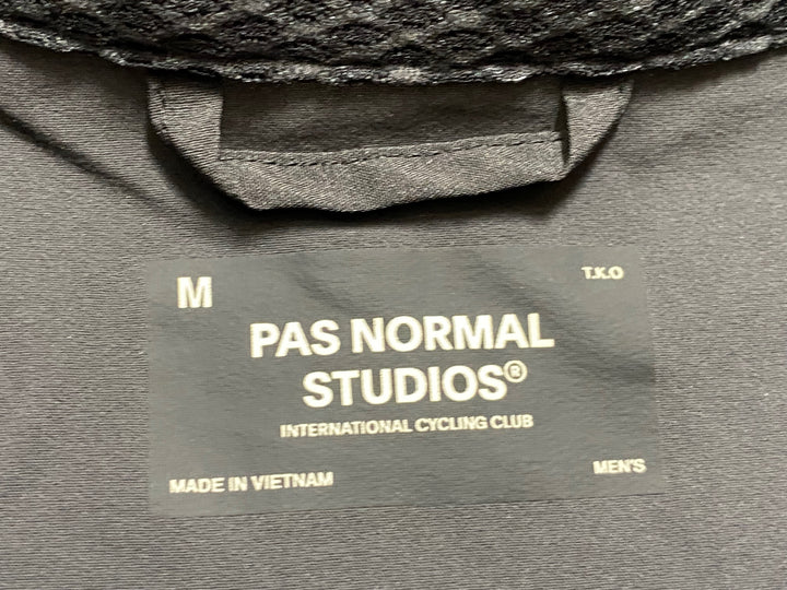 JR932 パスノーマルスタジオ PAS NORMAL STUDIOS T.K.O. Mechanism Stow Away Gilet ジレ サイクルベスト 黒 M