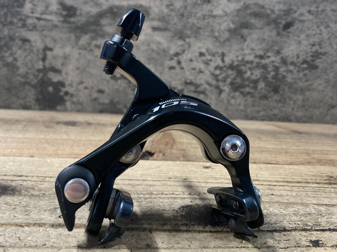 KJ939 シマノ SHIMANO 105 BR-5800 キャリパーブレーキ フロント ※ブレーキシュー欠品