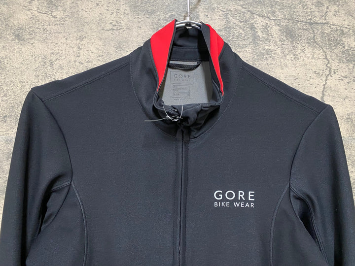 KM216 ゴアバイクウェア GORE BIKE WEAR 長袖 ウィンドジャケット 黒 S GORE WIND STOPPER