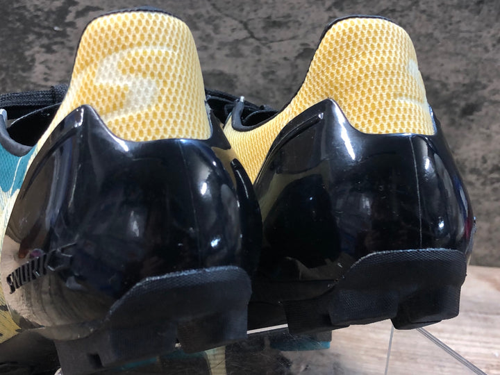 JZ441 スペシャライズド SPECIALIZED レーコン レース S-WORKS RECON LACE ビンディングシューズ EU42 2穴 緑カモ