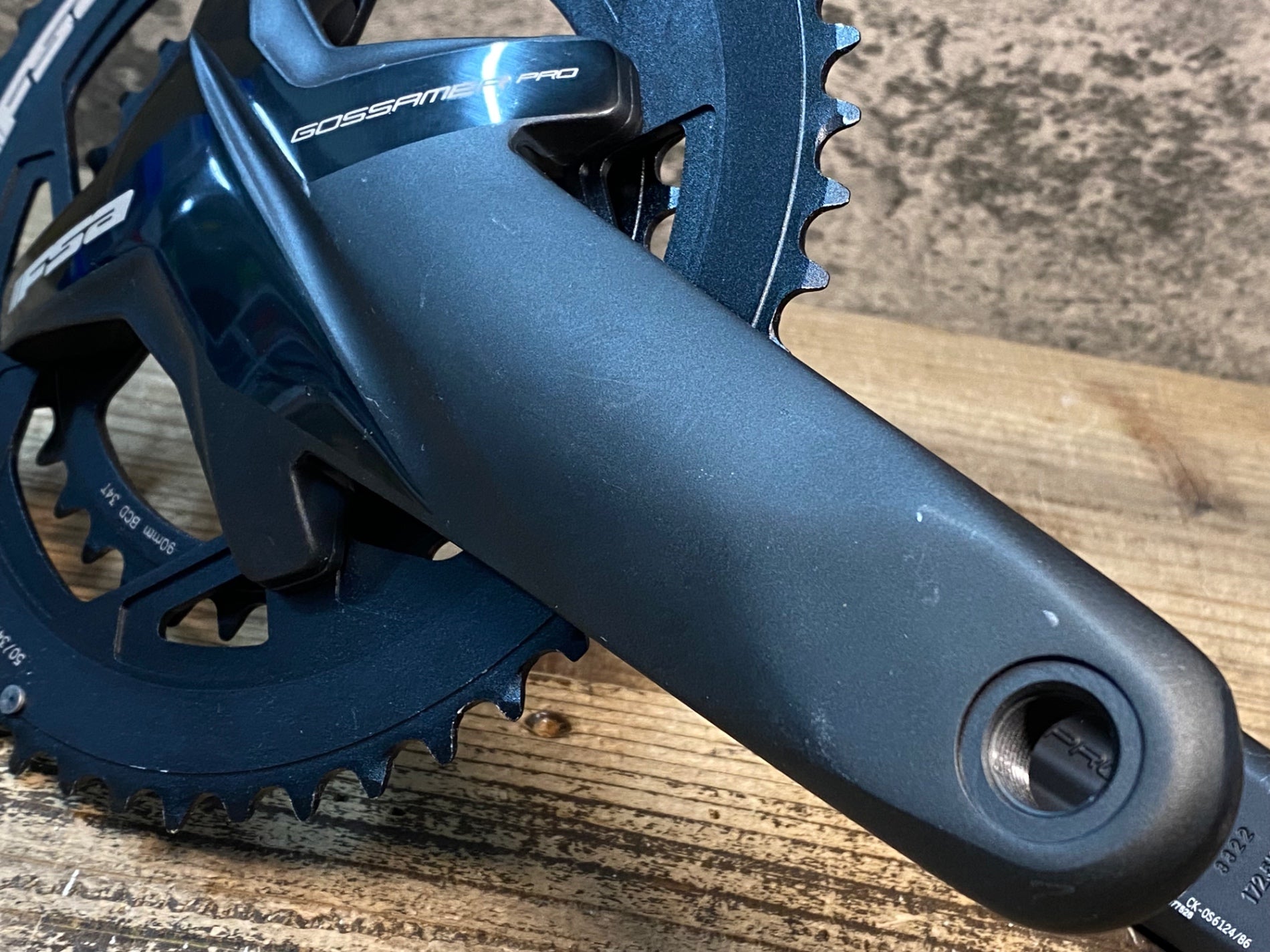 HK915 FSA ゴッサマー Gossamer PRO アルミ クランクセット 172.5mm 50