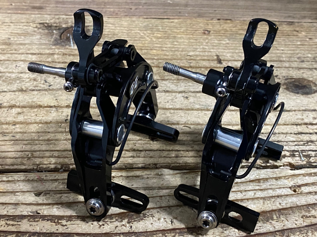 KM652 ケーンクリーク CANE CREEK ee キャリパーブレーキ 前後セット 黒 BROMPTON用