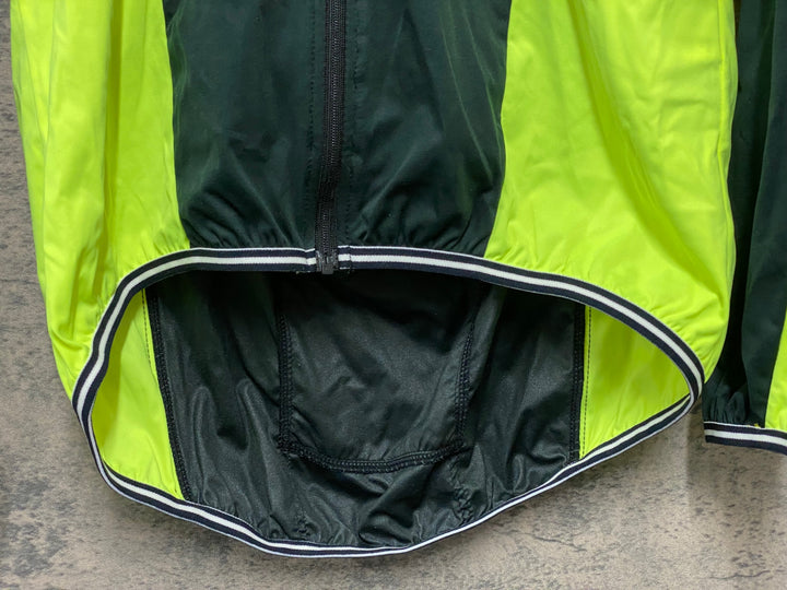 JI488 パールイズミ PEARL iZUMi 長袖 ウインドブレイカー 黒 黄 M
