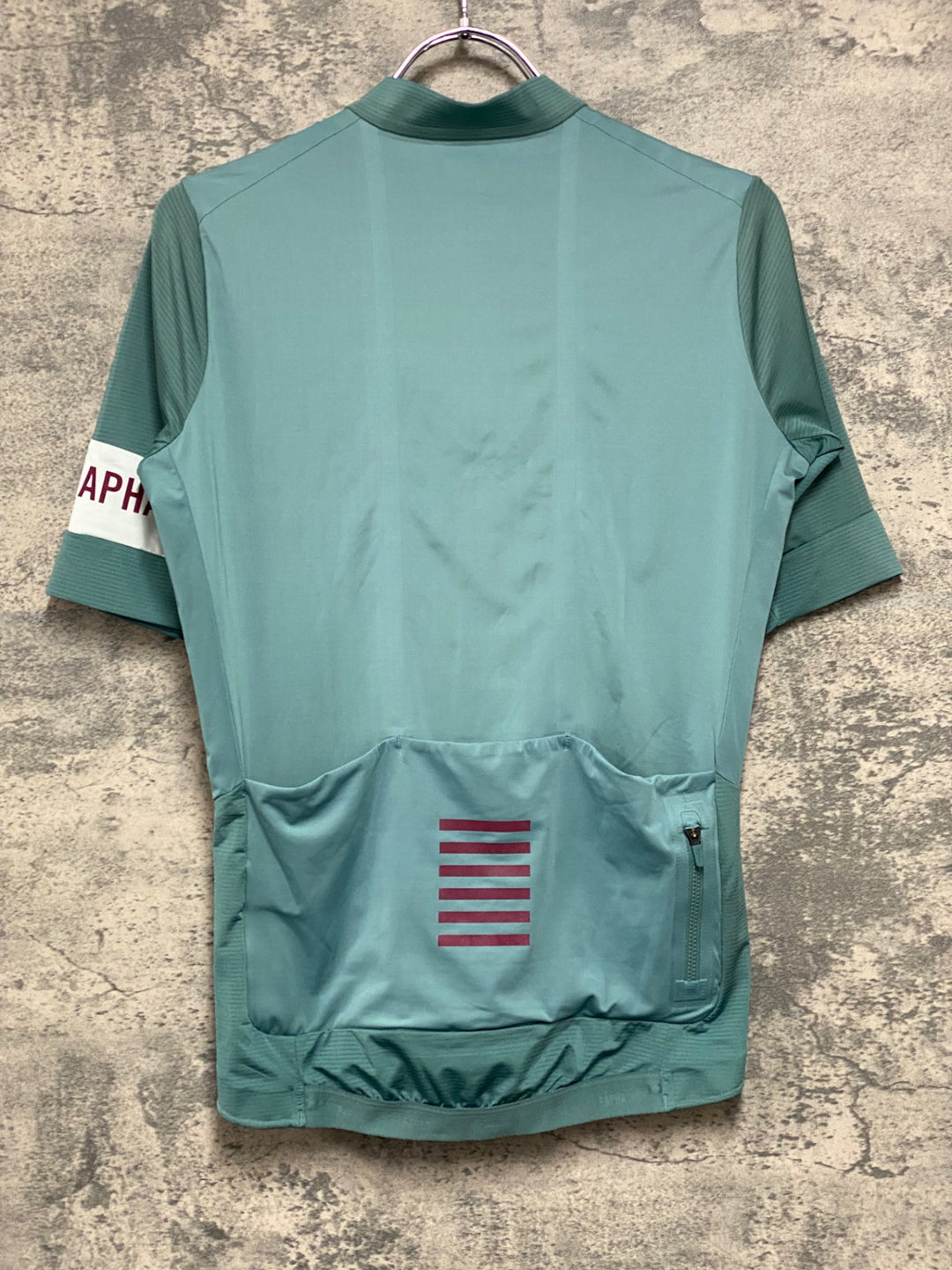 JD884 ラファ Rapha PRO TEAM JERSEY 半袖 サイクルジャージ S 薄緑