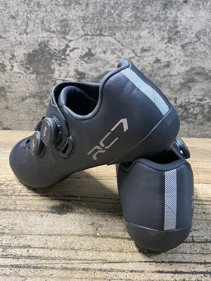 KA758 シマノ SHIMANO RC7 SHRC703M L01 S ビンディングシューズ 黒 3穴 EU41.5