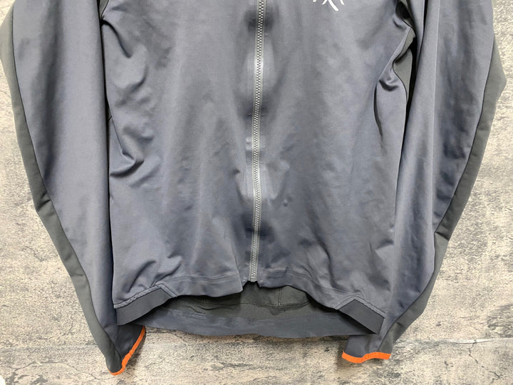 KS045 セブンメッシュ 7MESH 長袖 サイクルジャケット グレー M 裏起毛 WINDSTOPPER