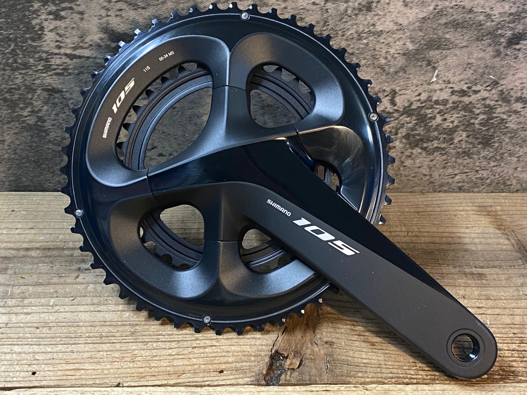JR646 シマノ SHIMANO 105 FC-R7000 クランクセット 52/36T 172.5mm 黒