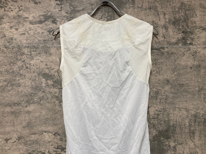 JR294 アソス ASSOS hot summer ノースリーブ ベースレイヤー 白 M