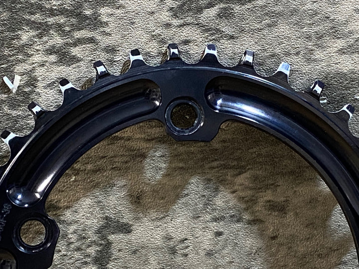 KB670 ウルフトゥース WOLF TOOTH DROP STOP CHAINRING GR8 110 BCD チェーンリング 黒 38T