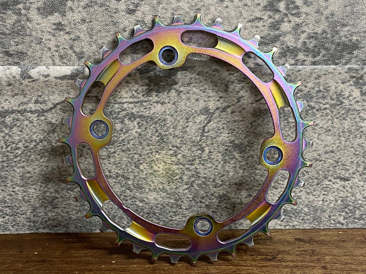 JU747 リデア RIDEA POWERRING GRX1 チェーンリング オイルスリック 38T BCD110