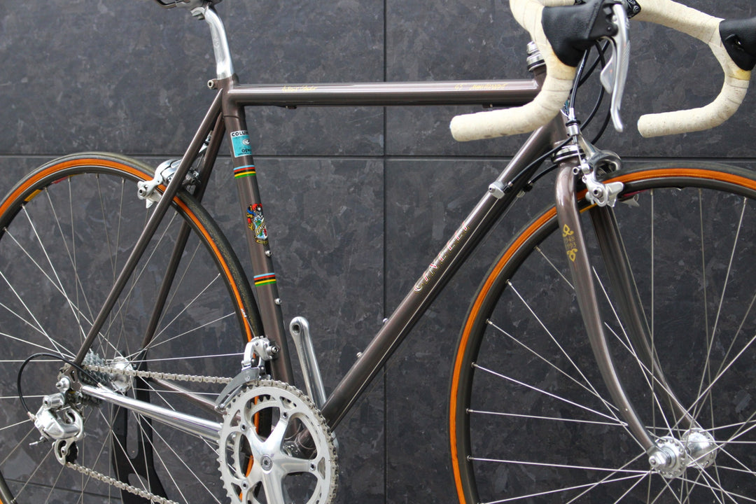 チネリ CINELLI ジーニアス GENIUS 45ANNIVERSARIO 45周年 1993モデル カンパニョーロ レコード Mix 8S クロモリ ロードバイク 【福岡店】