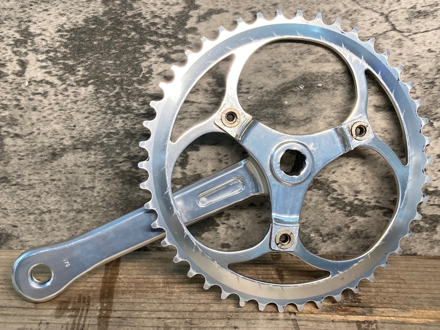 JF725 ブルーラグ BLUE LUG YMC crank set クランクセット 170mm 46T