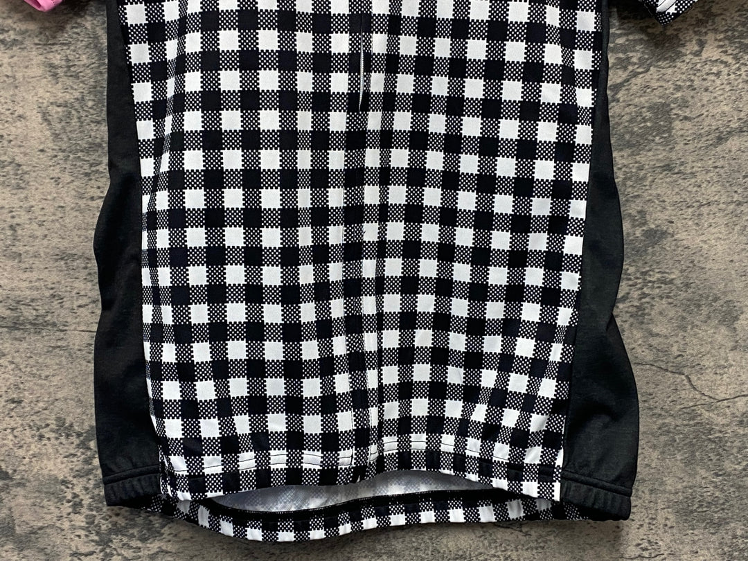 KL675 パールイズミ PEARL iZUMi 半袖 サイクルジャージ 白黒 M レディース