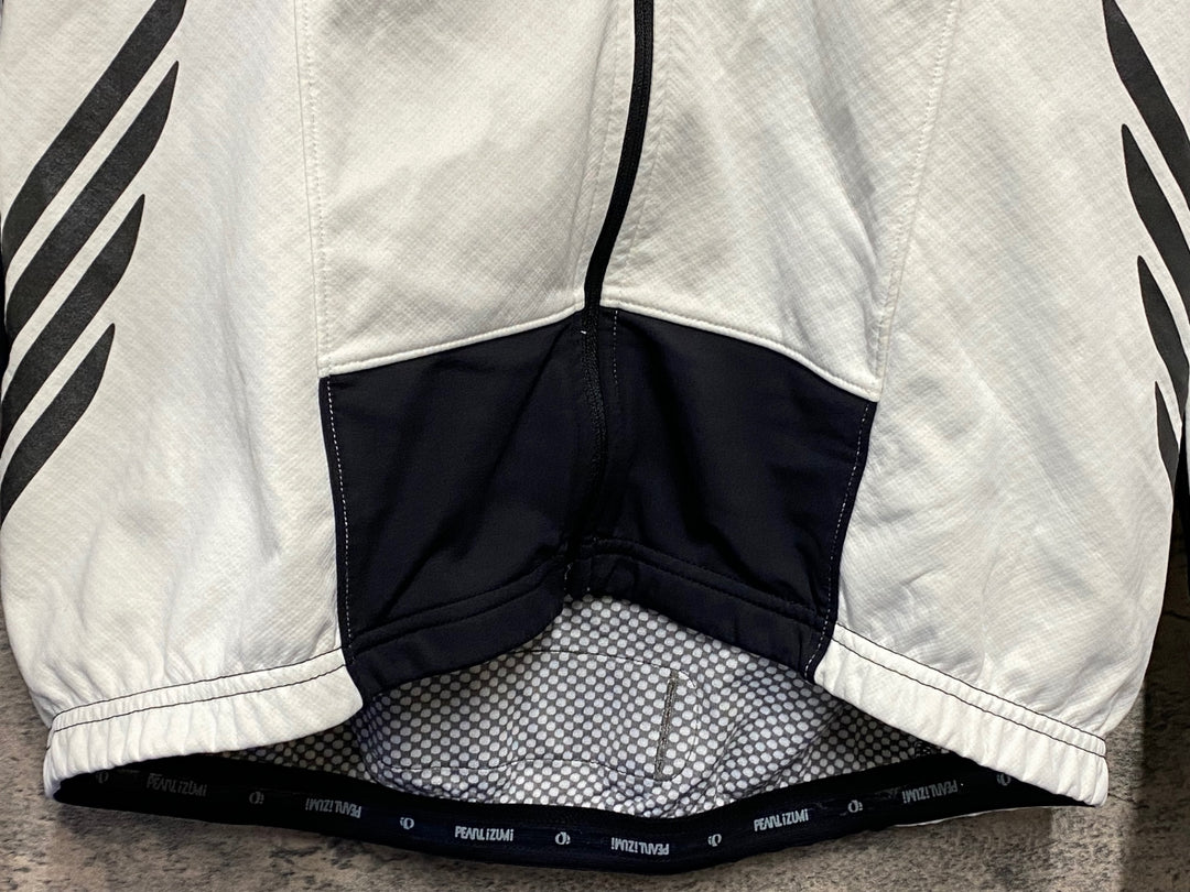 KF697 パールイズミ PEARL iZUMi 長袖 サイクルジャケット 白 黒 XL 裏起毛