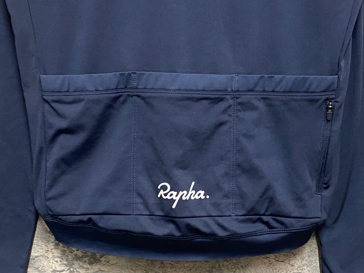 KP820 ラファ RAPHA CORE LONGSLEEVE JERSEY 長袖 サイクルジャージ 紺 XL