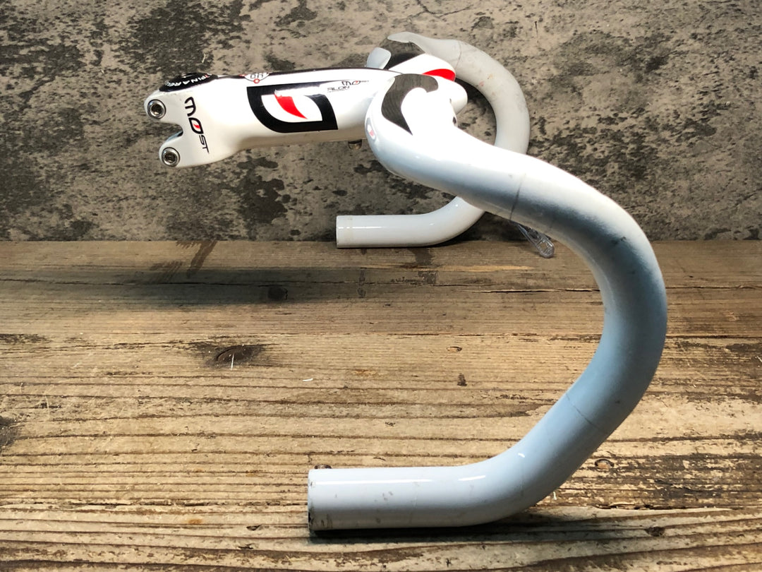 JO983 モスト MOST ステム一体型 カーボン ドロップハンドル エンド外-外420mm 110mm Φ31.8