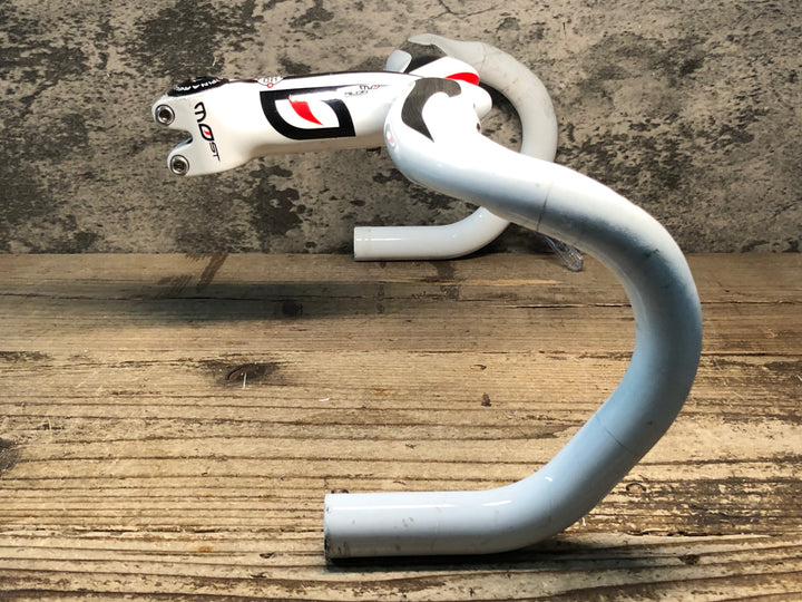 JO983 モスト MOST ステム一体型 カーボン ドロップハンドル エンド外-外420mm 110mm Φ31.8