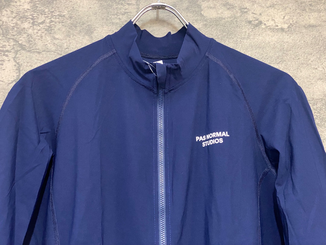 JY675 パスノーマルスタジオ PAS NORMAL STUDIOS 半袖 サイクルジャージ 紺 L