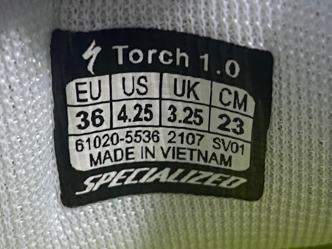KL071 スペシャライズド SPECIALIZED Torch 1.0 BG BOA ビンディングシューズ 白 EU36
