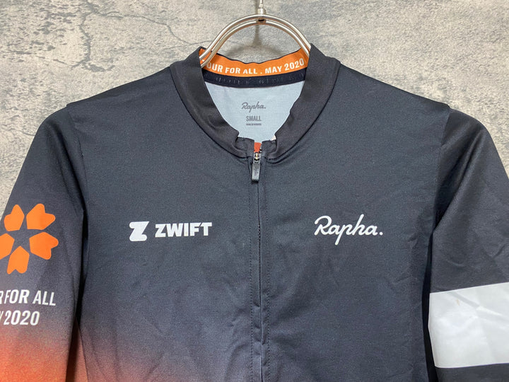 JH994 ラファ RAPHA MIDWEIGHT RACE JERSEY 半袖サイクルジャージ S ZWIFT