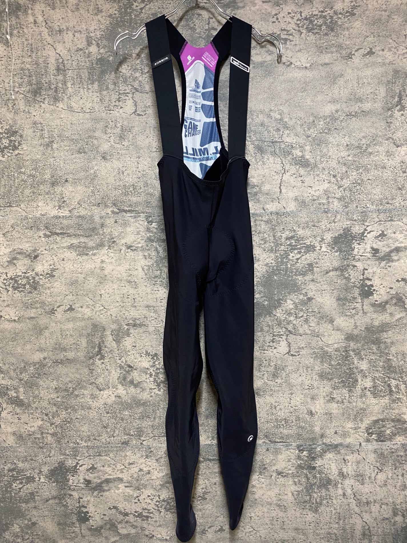 JQ754 アソス assos LL.bonkaTights MILLE S7 ビブタイツ 黒 S 裏起毛