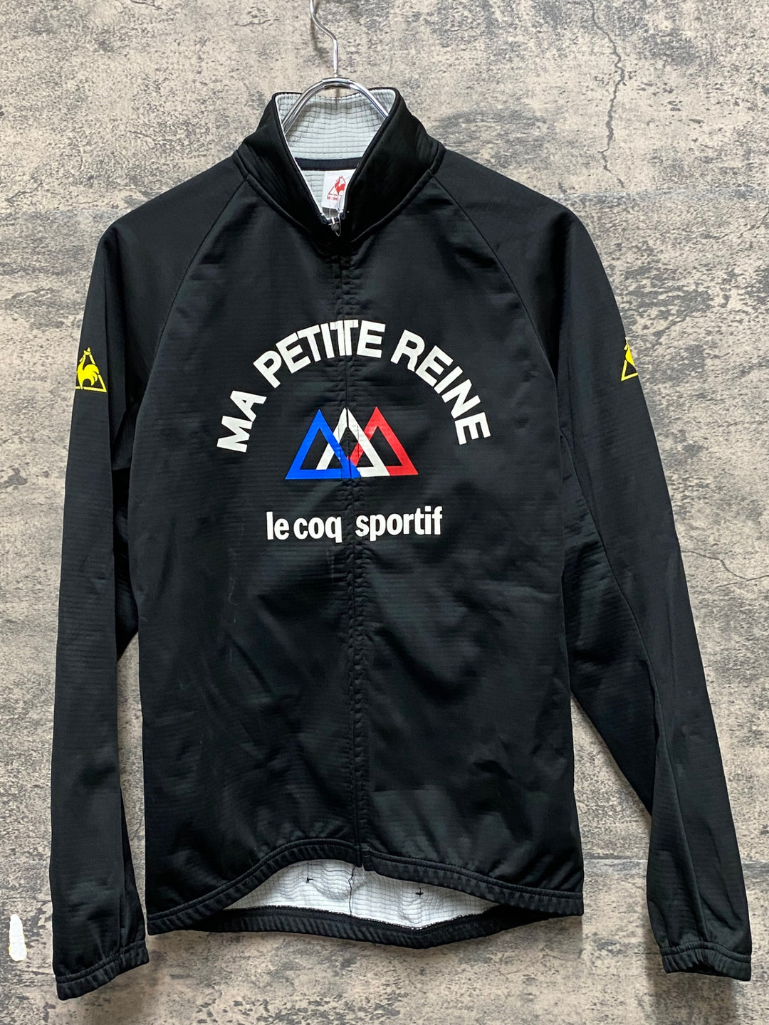 KP765 ルコックスポルティフ le coq sportif 長袖 サイクルジャケット 黒 M 裏起毛