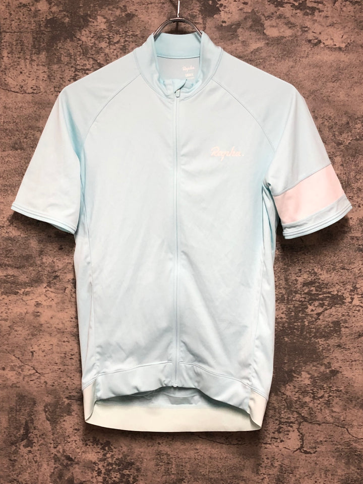 JZ510 ラファ RAPHA CORE JERSEY 半袖 サイクルジャージ S 水色