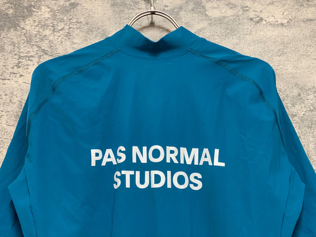 JQ358 パスノーマルスタジオ PAS NORMAL STUDIOS Essential 半袖 サイクルジャージ ターコイズグリーン L
