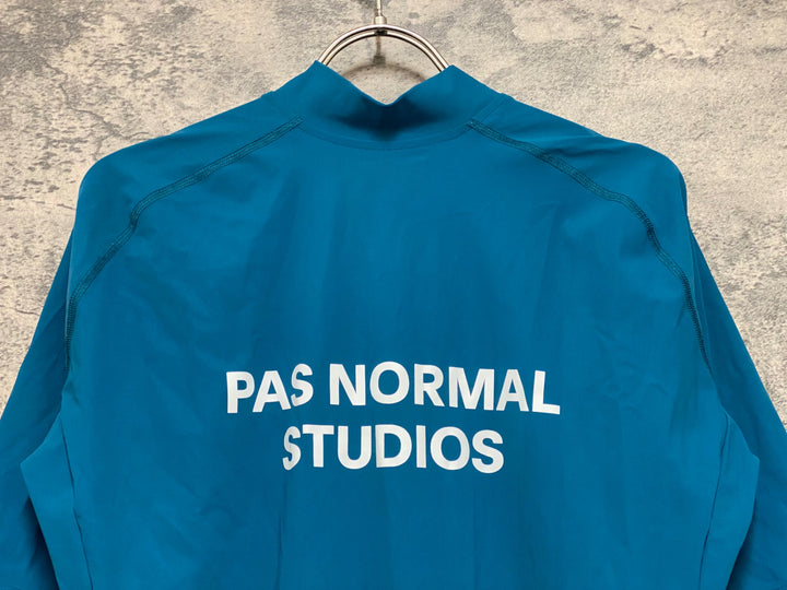 JQ358 パスノーマルスタジオ PAS NORMAL STUDIOS Essential 半袖 サイクルジャージ ターコイズグリーン L