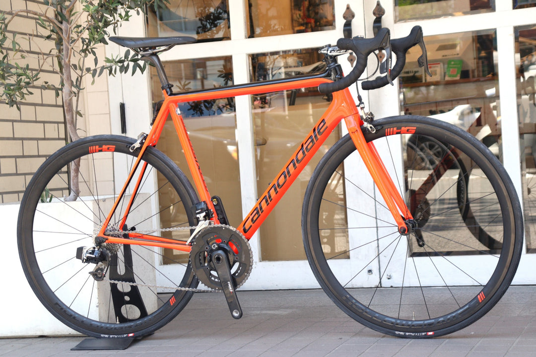 キャノンデール CANNONDALE スーパーシックス エヴォ SUPERSIX EVO Hi-Mod 2017モデル 56サイズ スラム レッド e-Tap 11S 電動 カーボン ロードバイク 【横浜店】
