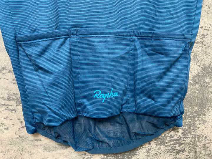 JV243 ラファ Rapha SHORT SLEEVE TRICOLOUR JERSEY 半袖 サイクルジャージ グリーン S