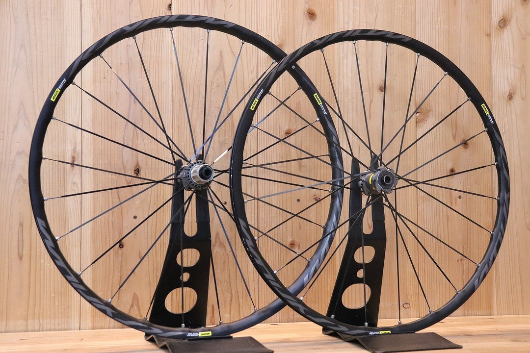 マビック MAVIC キシリウム エリート  KSYRIUM ELITE UST DISC アルミ チューブレスレディ ホイールセット シマノ11/12S 【芦屋店】