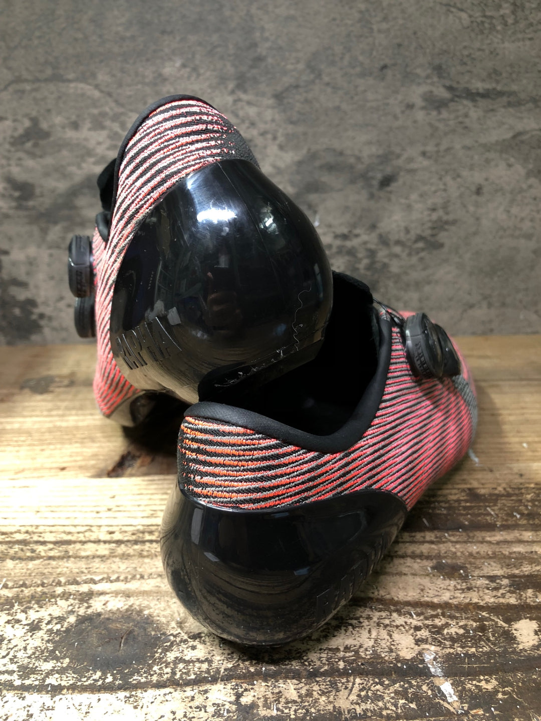 JN751 ラファ Rapha RCC PRO TEAM SHOE ビンディングシューズ 赤 黒 EU41.5 3穴