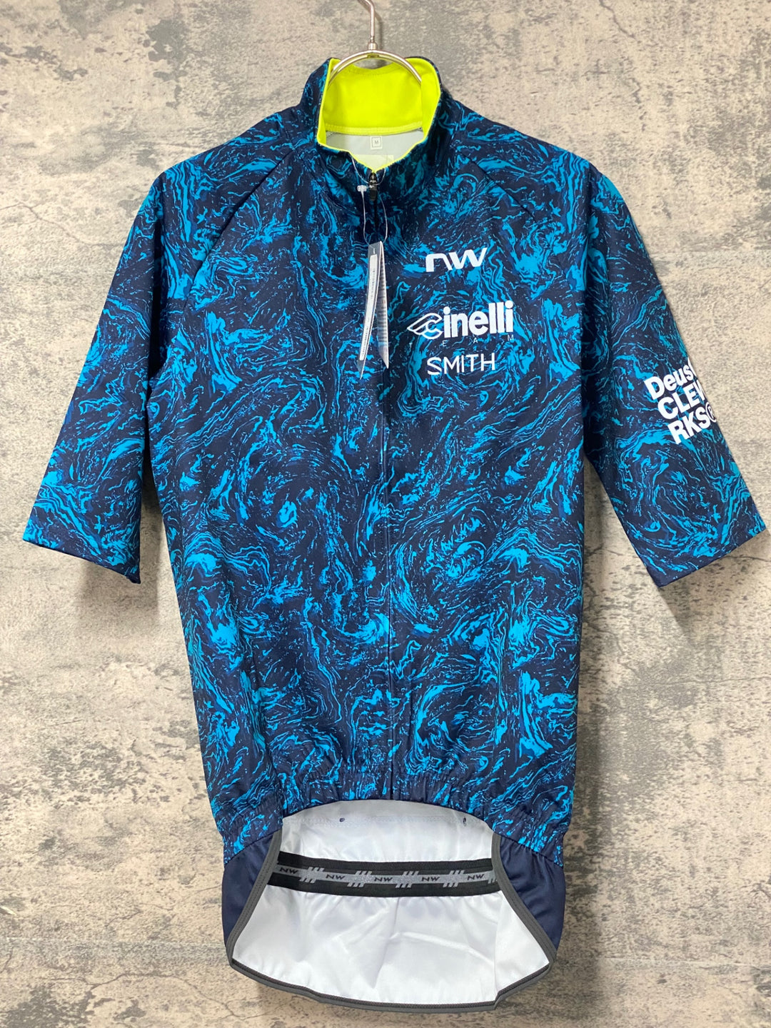 JY892 ノースウェーブ NORTHWAVE TEAM CINELLI SMITH 2021 LIGHT JACKET 半袖 サイクルジャケット 総柄 M