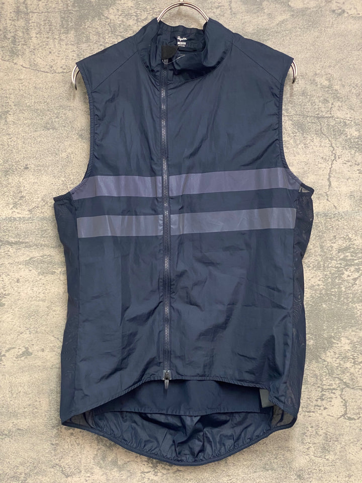 JX274 ラファ Rapha BREVET REFLECTIVE GILET ジレ サイクルベスト 黒 M
