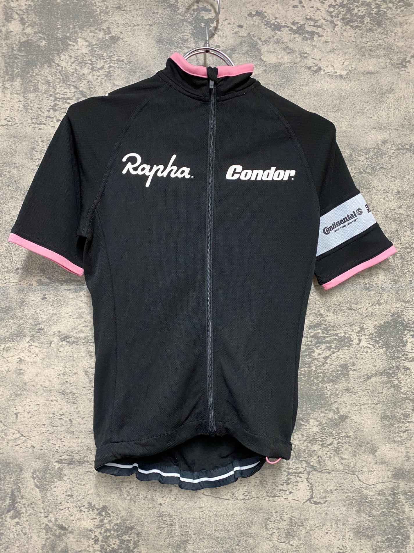 KD528 ラファ Rapha Condor Team Jersey 半袖 サイクルジャージ 黒 XS