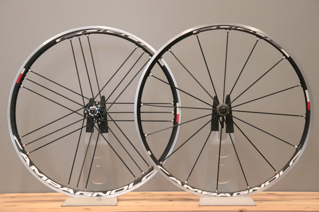 カンパニョーロ CAMPAGNOLO ユーラス EURUS 2WAY-FIT アルミ チューブレス ホイールセット カンパ10S ナローリム 15C 【仙台店】