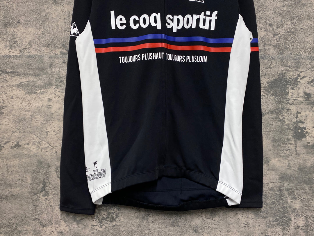 JV500 ルコックスポルティフ le coq sportif 長袖 サイクルジャケット 黒 L