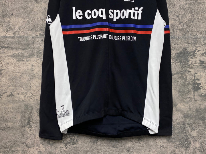 JV500 ルコックスポルティフ le coq sportif 長袖 サイクルジャケット 黒 L