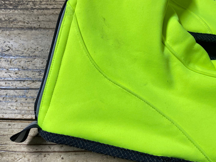KH646 ゴアバイクウェア GORE BIKE WEAR シューズカバー 黄 L 裏起毛 WINDSTOPPER Soft Shell