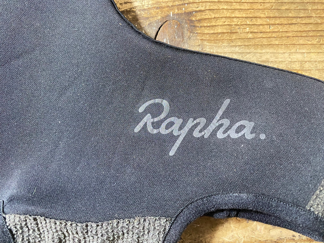 JW059 ラファ Rapha OVERSHOES シューズカバー 黒 M 汚れ