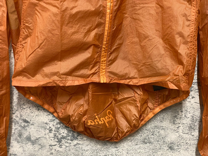 KB331 ラファ Rapha BREVET FLYWEIGHT WIND JACKET 長袖 サイクルジャケット オレンジ M