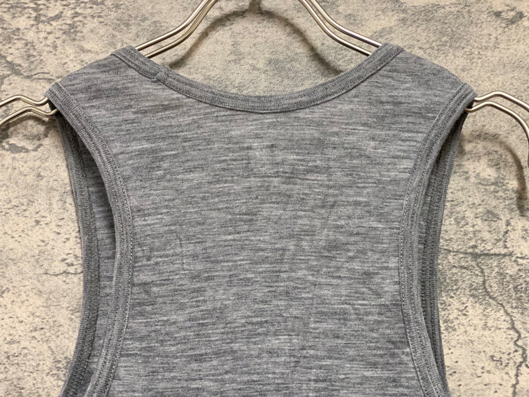 KI186 ラファ Rapha MERINO BASE LAYER ノースリーブ ベースレイヤー グレー M